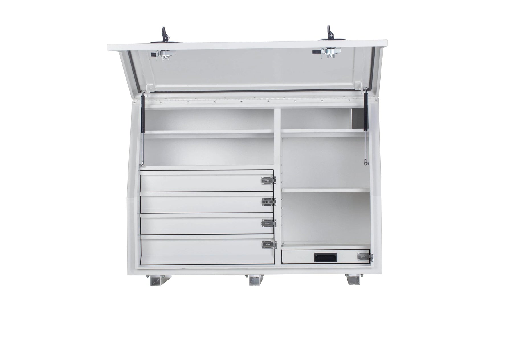 KA Boxes 4 Drawer 5 Shelves pullout Work Surface - White KA1150D4