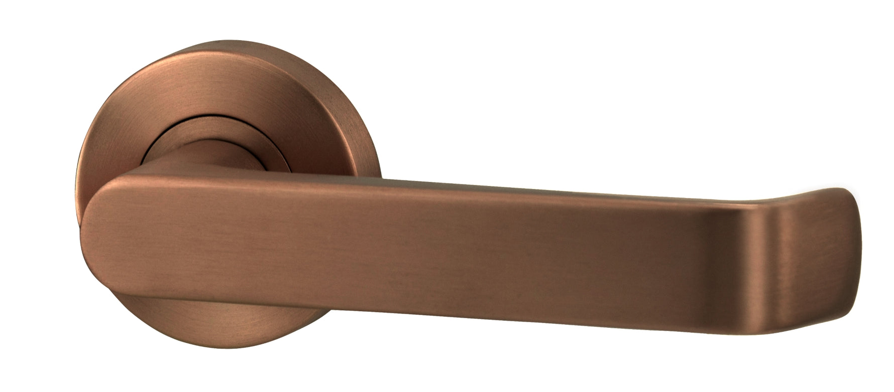 Lockwood Lever V1 Satin Bronze PVD Passage Set With Latch VIV1/V1BZPVD