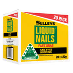 Selleys Liquid Nails Fast 420g 20Pk 103514