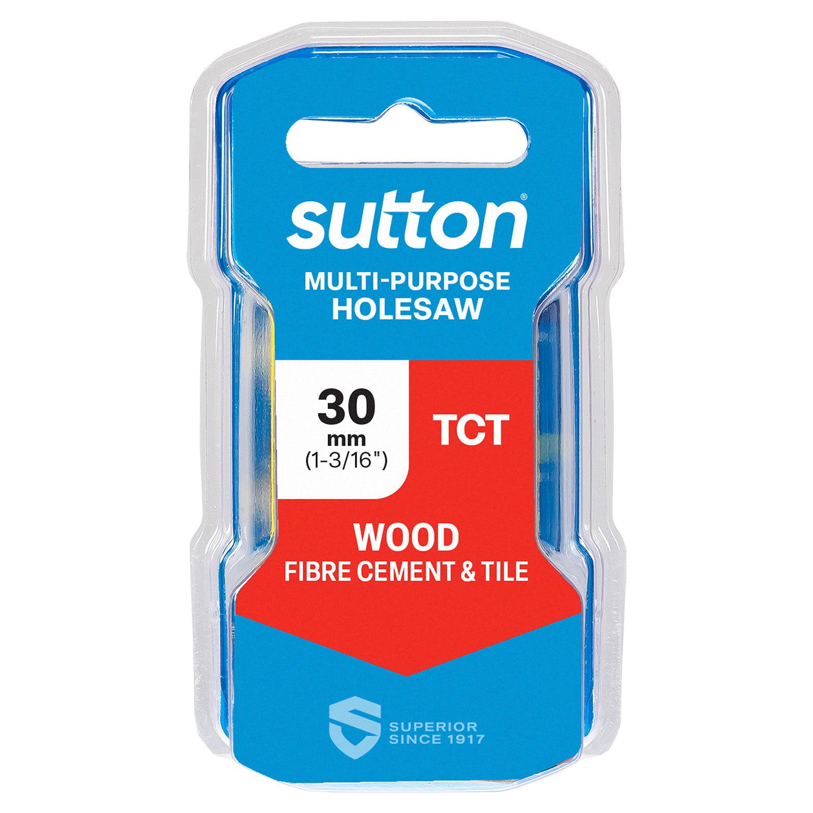 Sutton Tools Holesaw Tct Multi-Purp Hangpack 30Mm H1270300