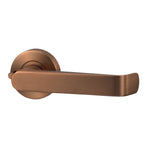 Lockwood Lever V1 Satin Bronze PVD Privacy Set With Latch VIV2/V1BZPVD