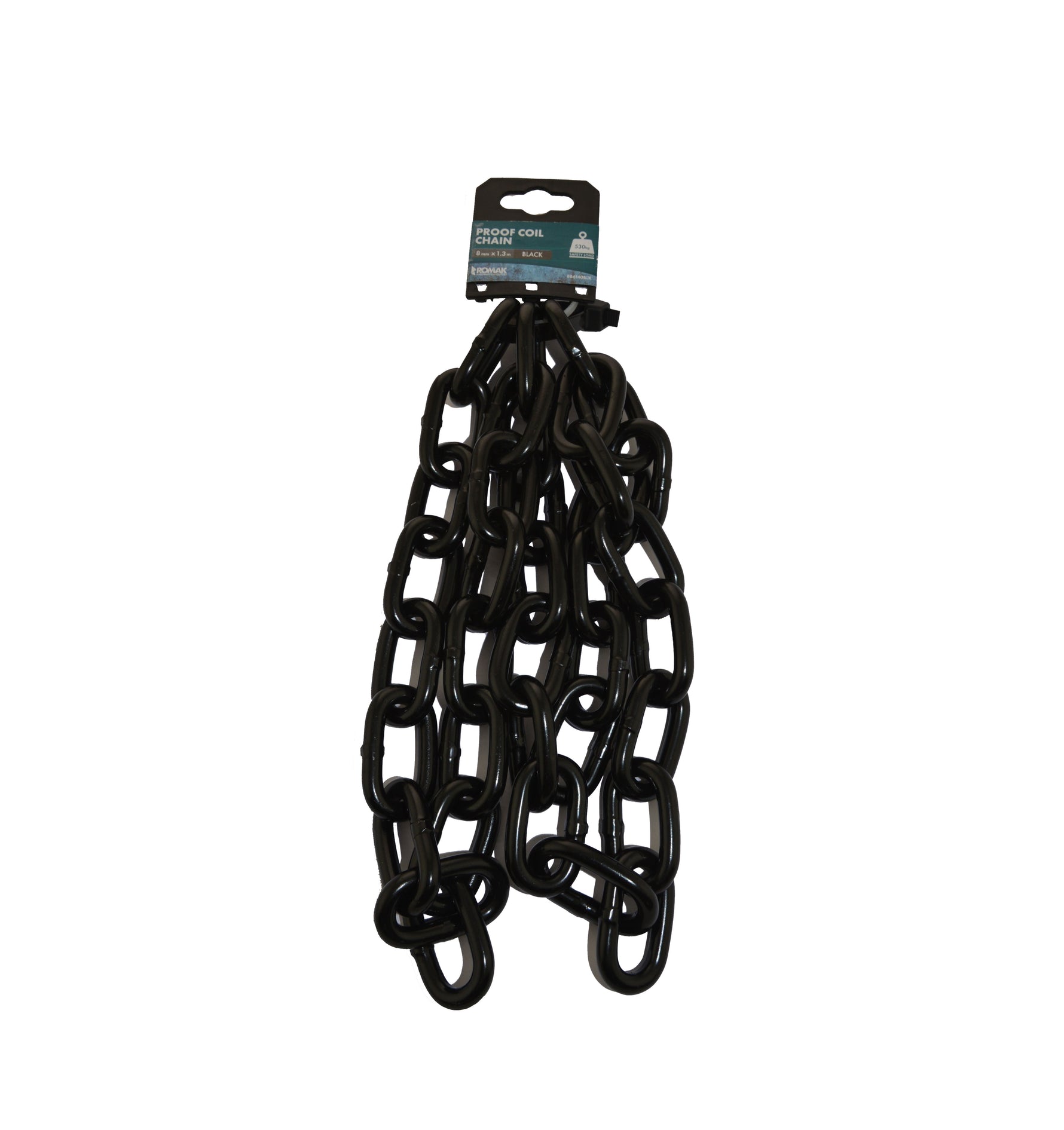 Romak Galvanized Chain Black 8Mm X 1.3M 886140BLK