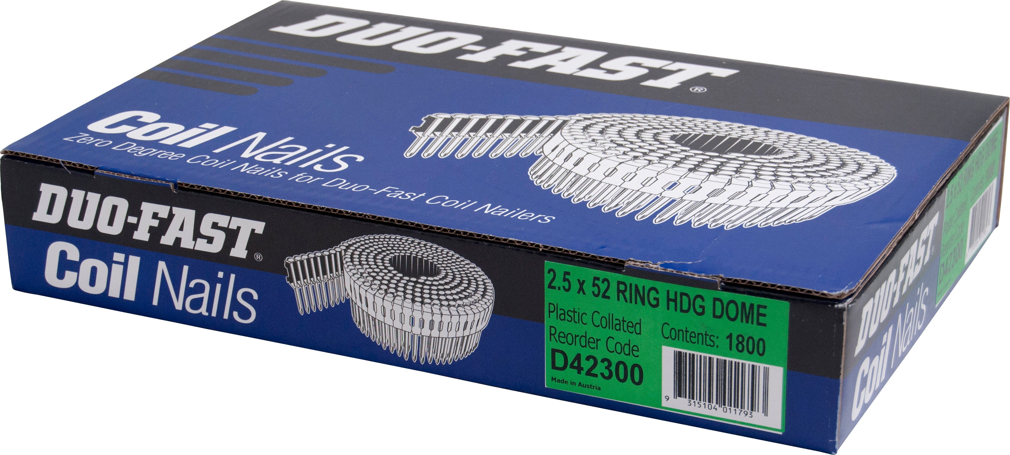 Paslode Duo Coil 2.5 X 52 R Hdg Dome