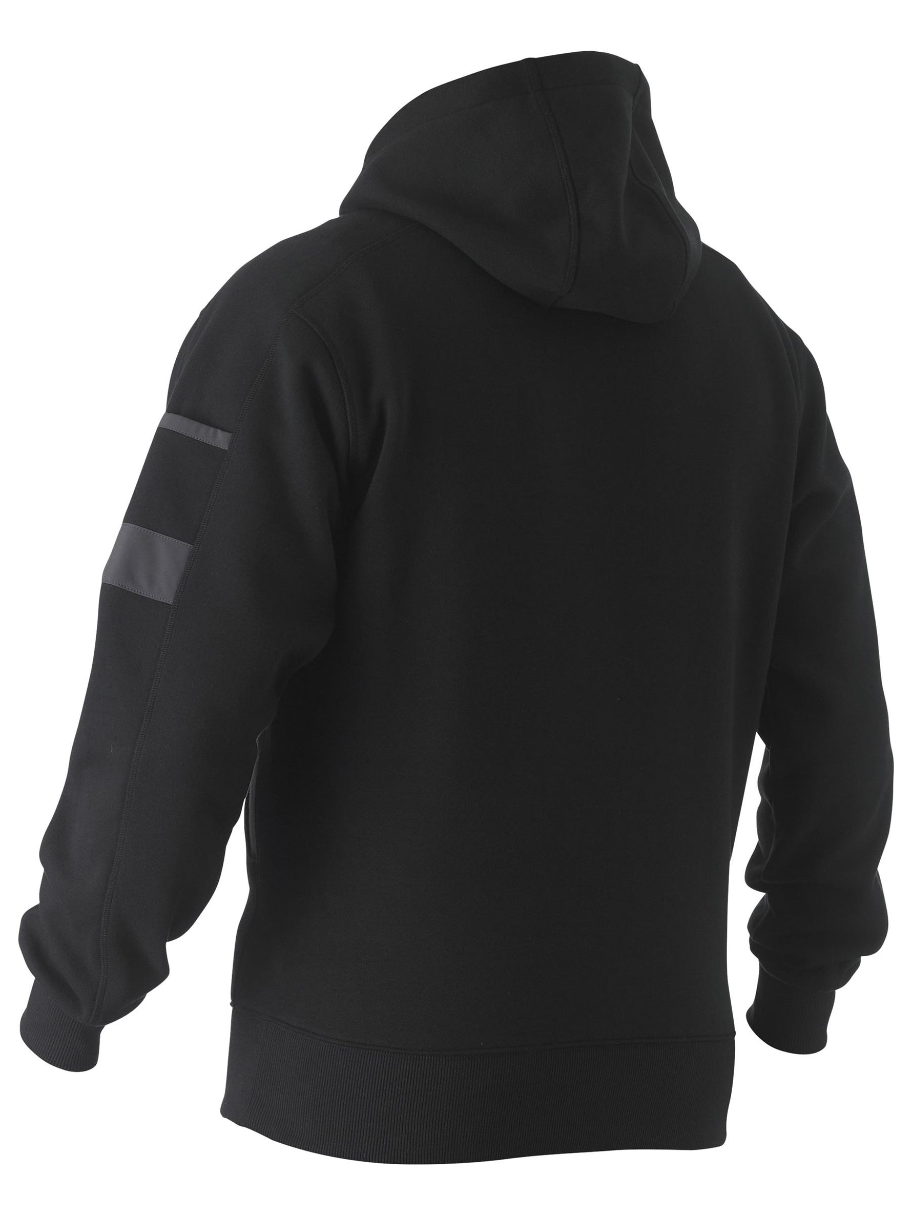 Bisley Workwear BK6724 Men's Black M Work Fleece Hoodie