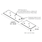 Vuetrade Vuebrace Punched 30mm X 0.8mm X 6mt VB3086