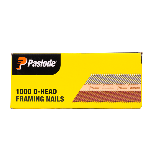 Paslode 50mm x 2.87mm Bright D Head Framing 1000 Pack B20446