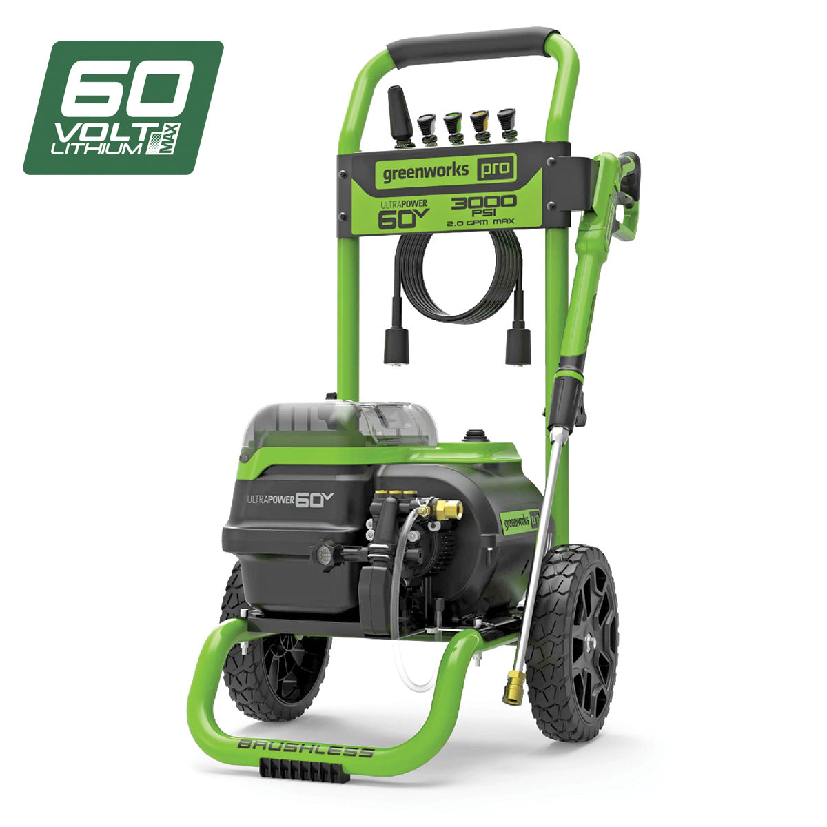 Greenworks 60V 3000PSI Dual Port Pressure Washer Skin 5121507AU