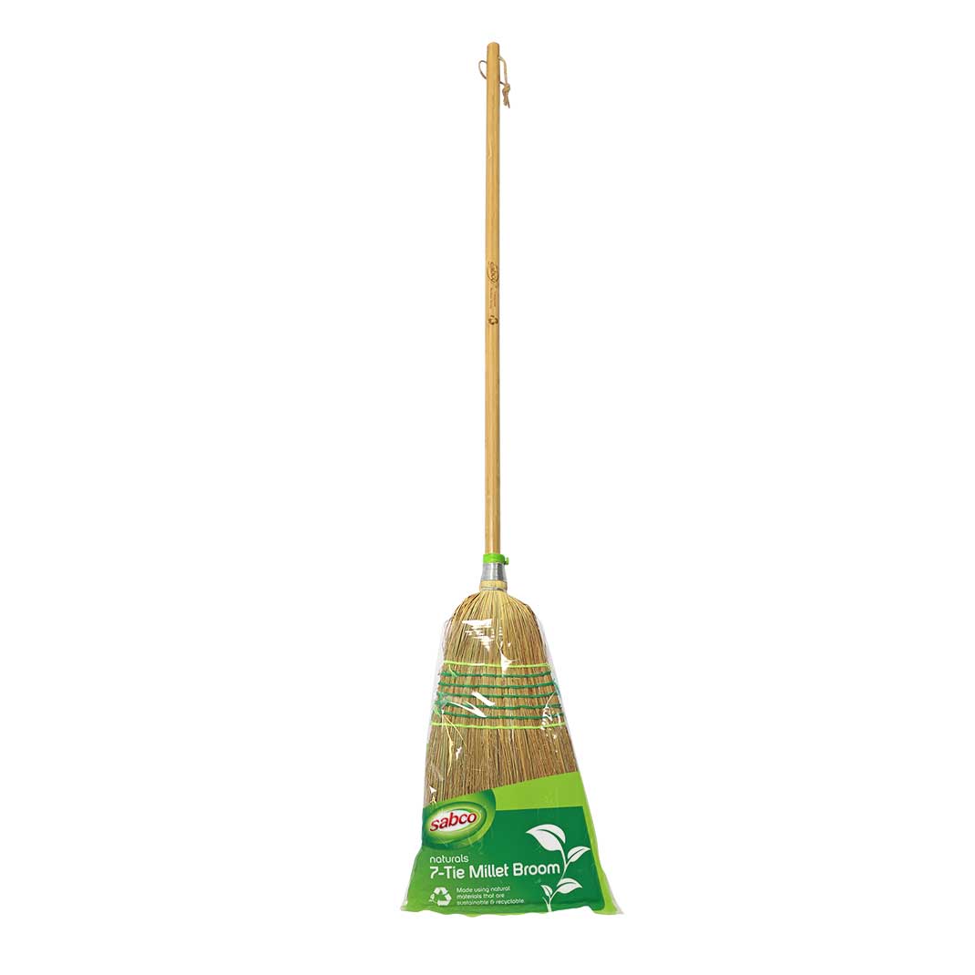 Sabco Naturals 7-Tie Millet Broom