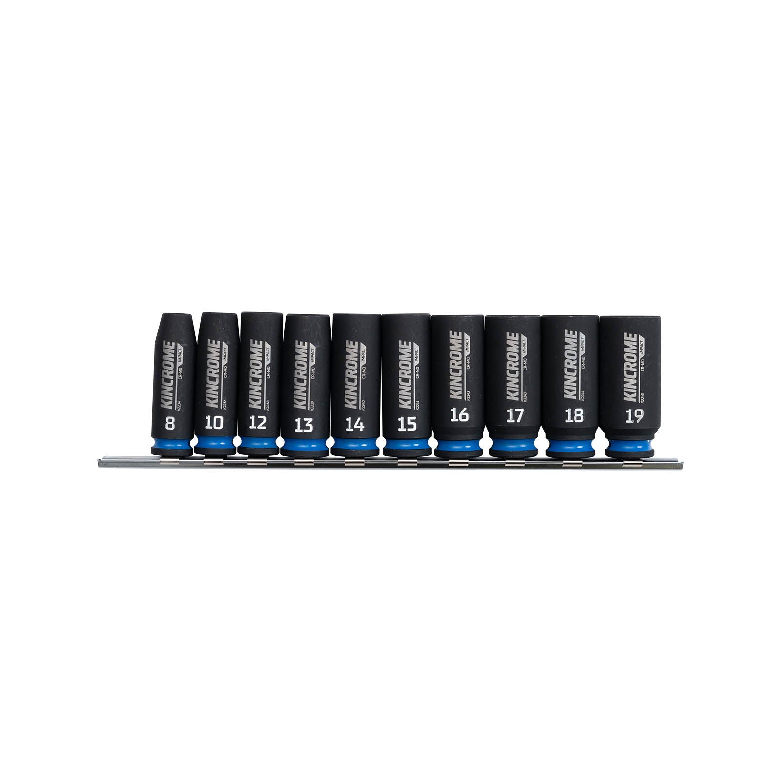 Kincrome 10P Deep Imp Skt Set 3/8Dr Met K2093