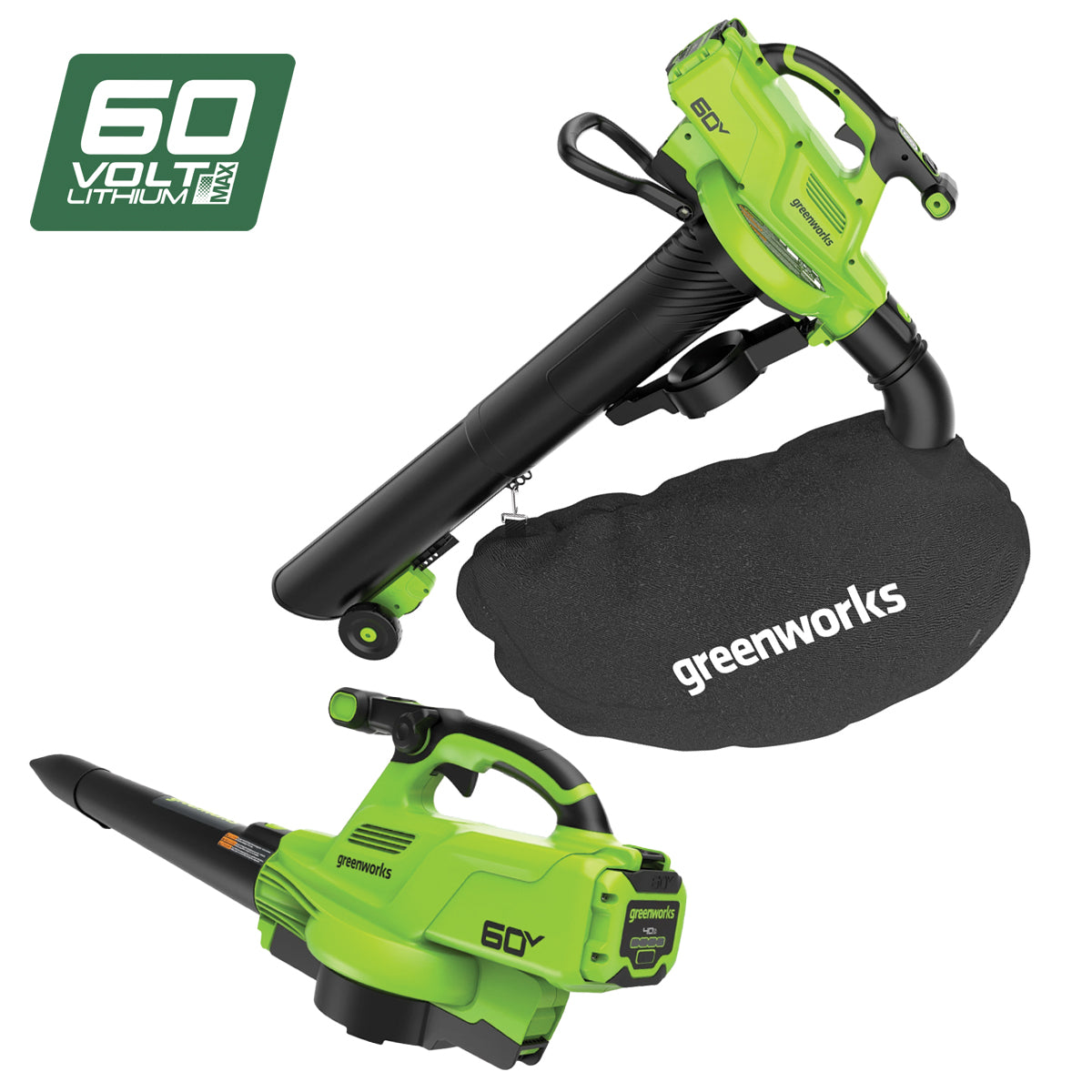 Greenworks 60V 883M3H Vacuum Blower Skin 2409407AU