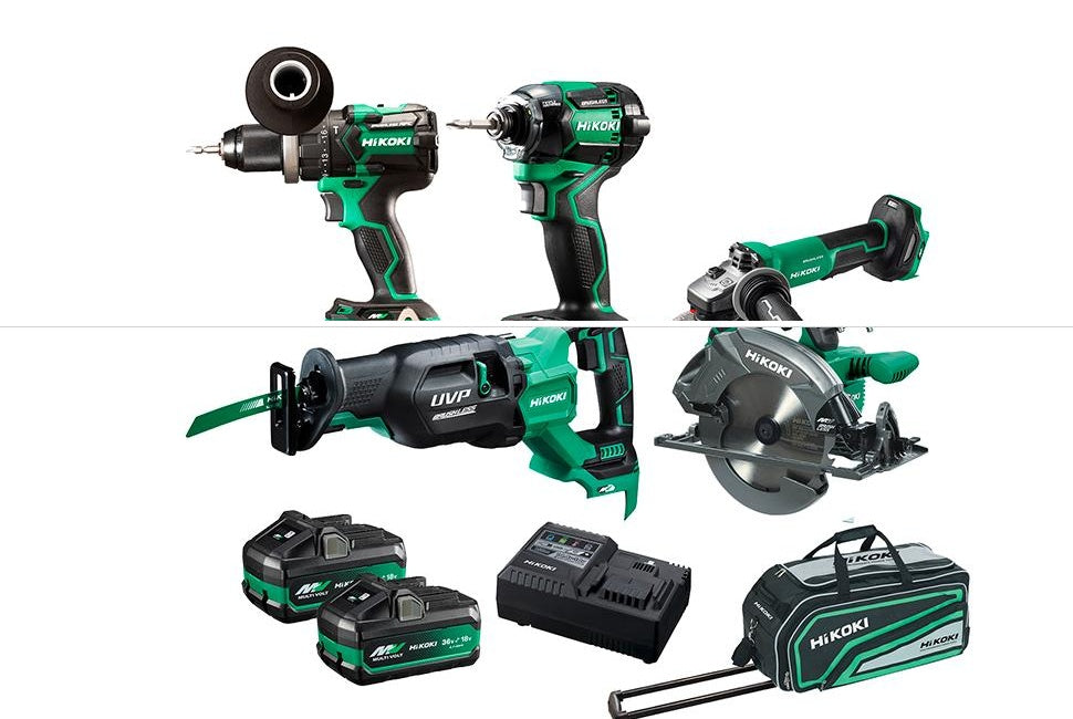 Hikoki 36V 5-Piece Brushless Combination Pack AU48000014