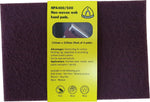 Klingspor 359000 NPA 400 hand pad non woven 152 x 229 mm very fine dark green sleeve of 4 pads