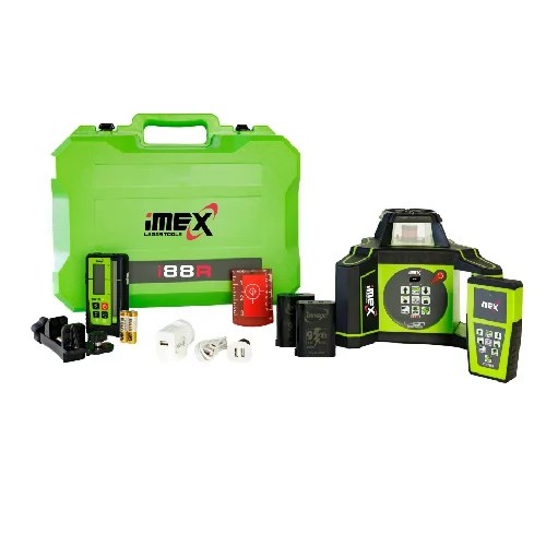 Imex i88R Red Beam Self-Levelling Rotating Laser LRX10 Receiver 012-I88R