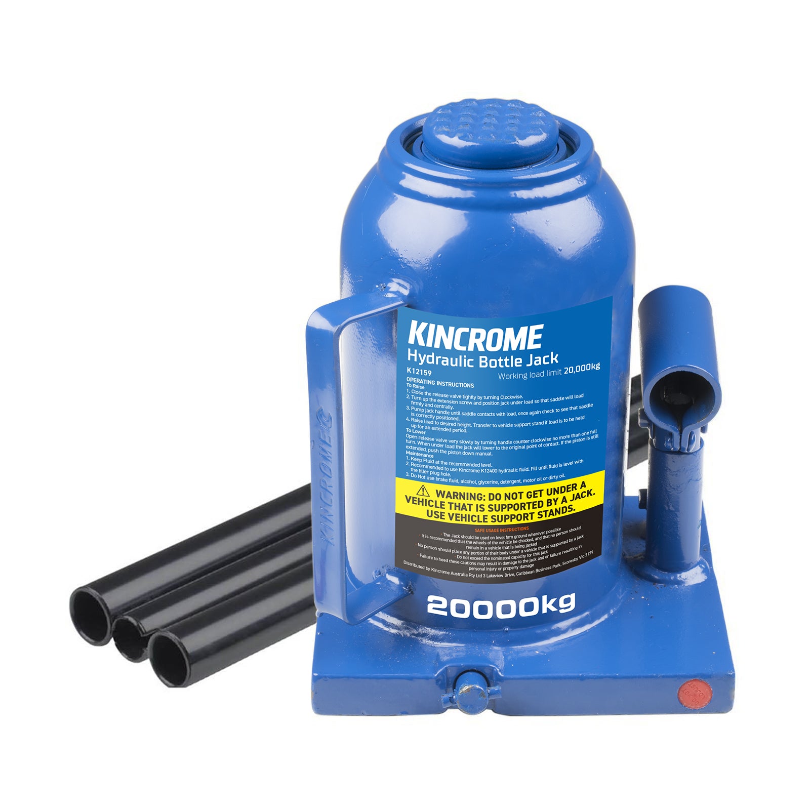 Kincrome Bottle Jack Squat 20T - Welded K12159