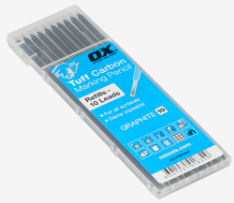Ox Pro Tuff Carbon Pencil Leads - Graphite Lead | 10-Pack OX-P503203