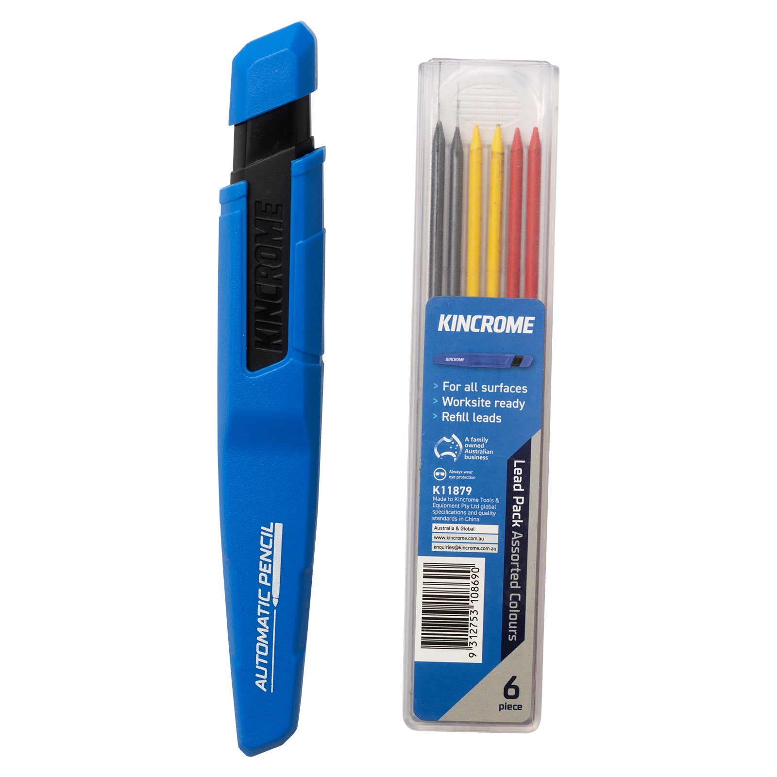 Kincrome Auto Mech Pencil & Mix Refill K11873