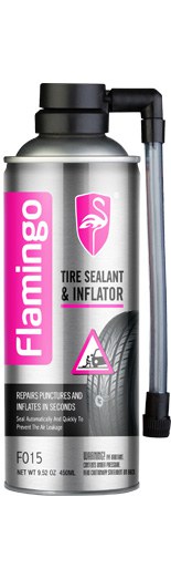 Flamingo Emergency Tire Sealant & Inflator 450ml F015