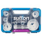 Sutton Tools Holesaw Bi-Metal Cobalt Electric Set 16-92Mm 11Pc H125SE11A