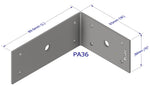 Tuff Range Pergola Angle Bracket 1.6mm PA36