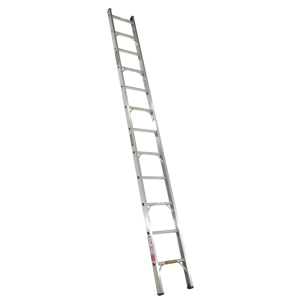 Gorilla SBL012-I Single builders ladder 3.7M (12ft) Aluminium 140kg Industrial