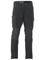 Bisley Workwear BPC6330 Men's Black 92 Flx & Move™ Stretch Utility Zip Cargo Pants