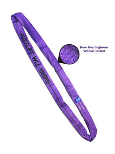 Austlift Durabone Round Sling 1T Violet 2m 900120H
