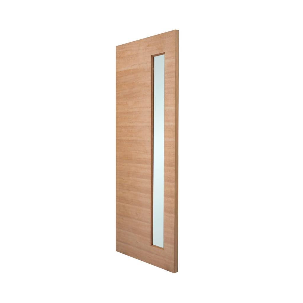 Excel Pacific 1LF Meranti Frosted External Door 2040 x 870 x 40 AC1LFMED204087040
