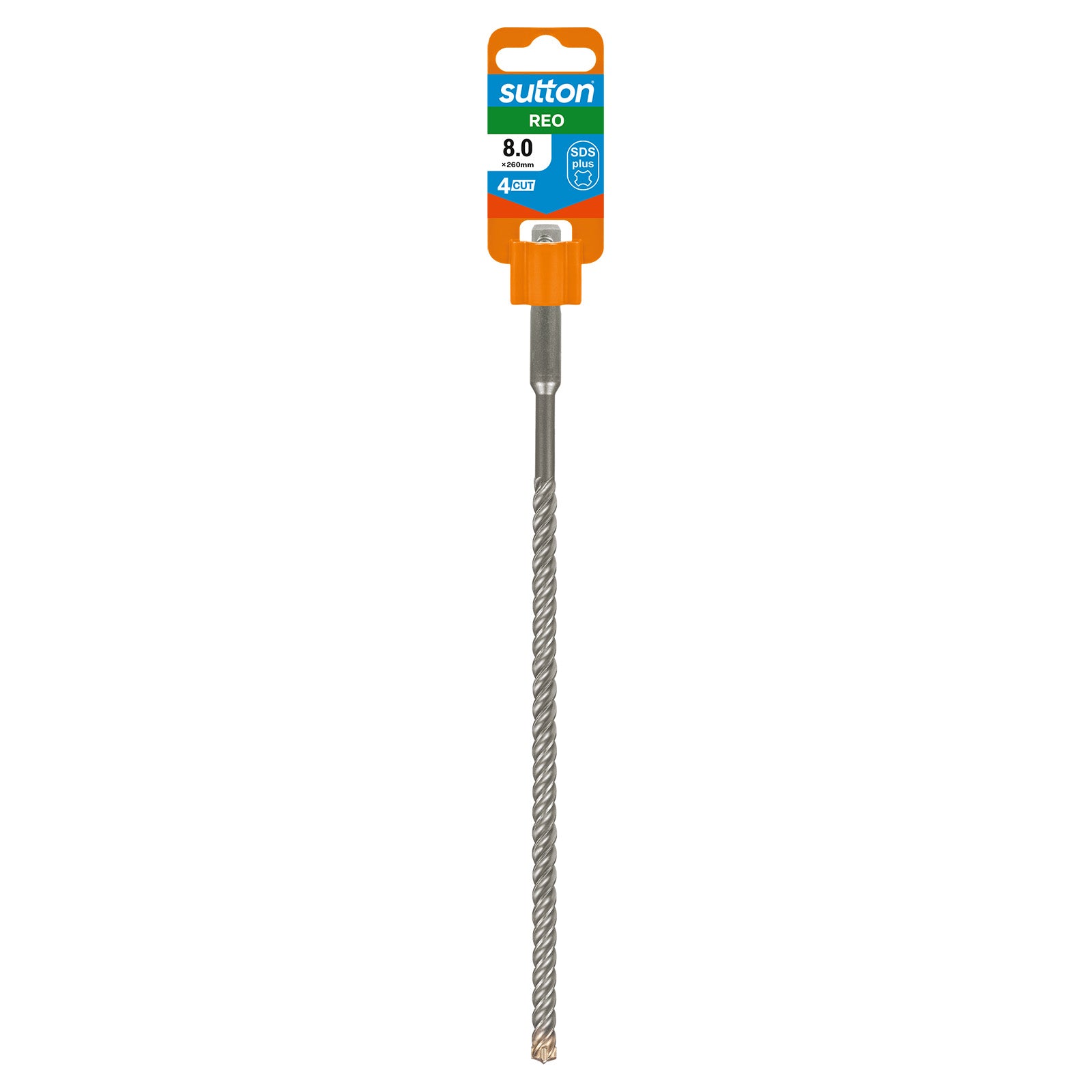 Sutton Tools Drill Masonry Sds+ 4Cut 8.0Mm X 260Mm D6340800