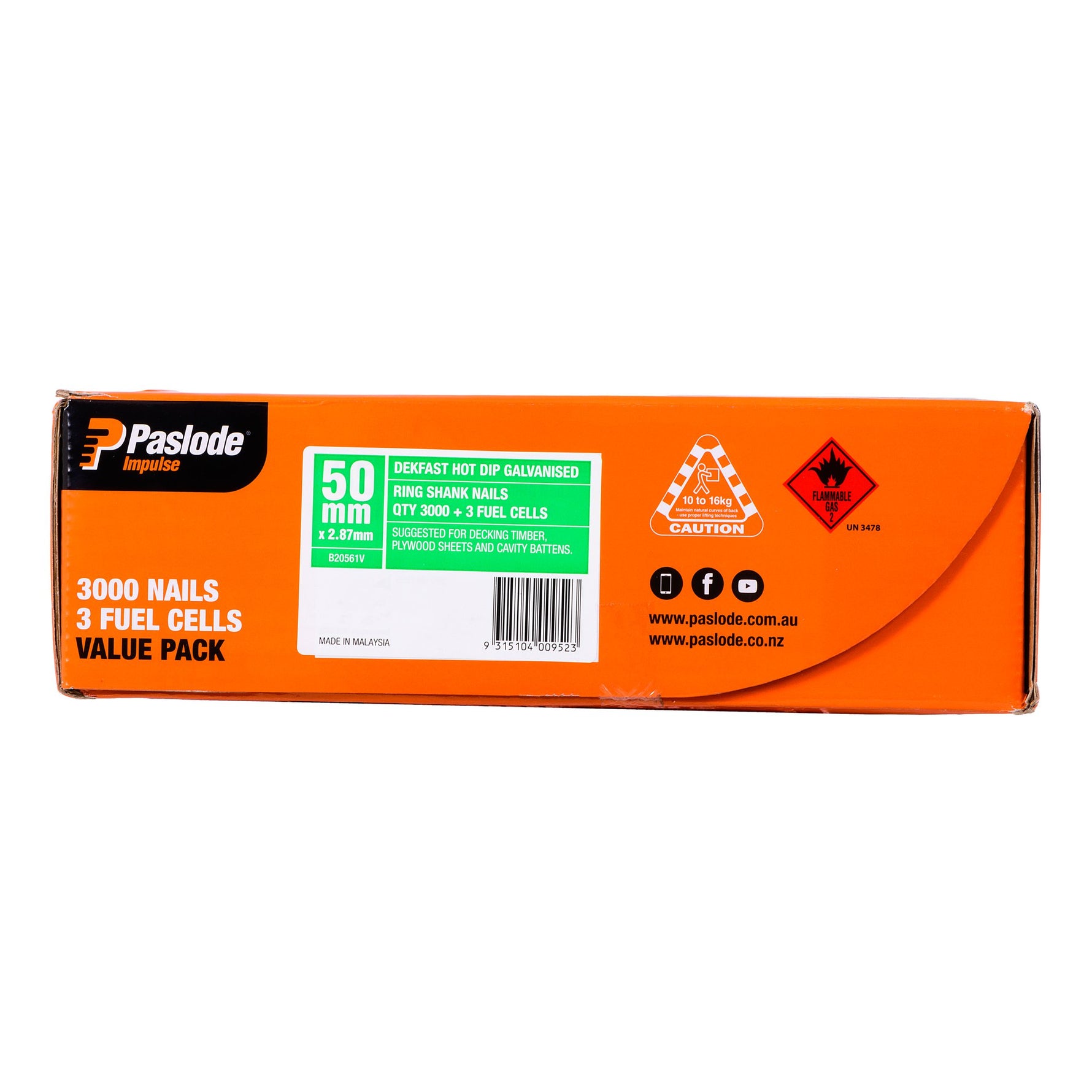 Paslode Impulse Dekfast 50mm Ag Vp