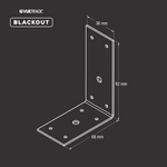 Vuetrade Blackout - Pergola Angle - 92 X 68 X 36 X 1.6 VTPA36BK