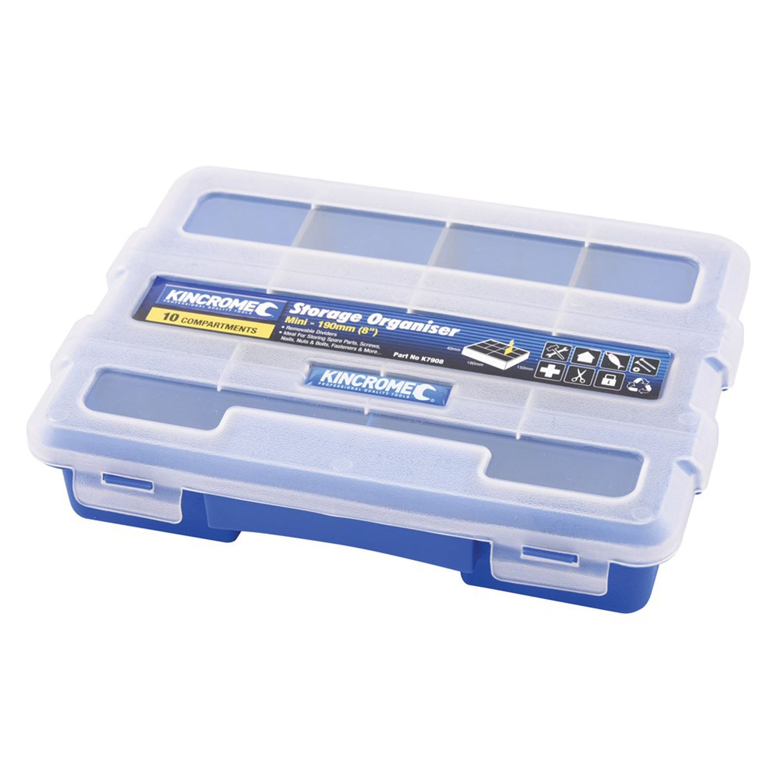 Kincrome Plastic Organiser 190Mm/8In K7908