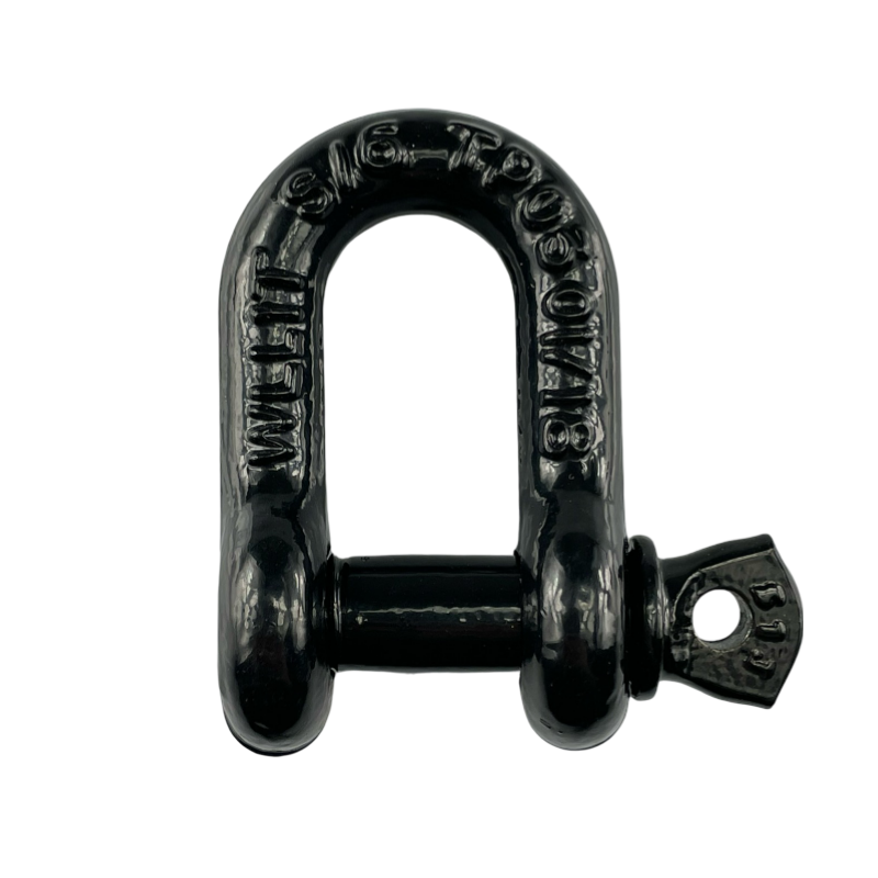 Romak D Shackle Rated 10Mm Black (1T Wll) 86847
