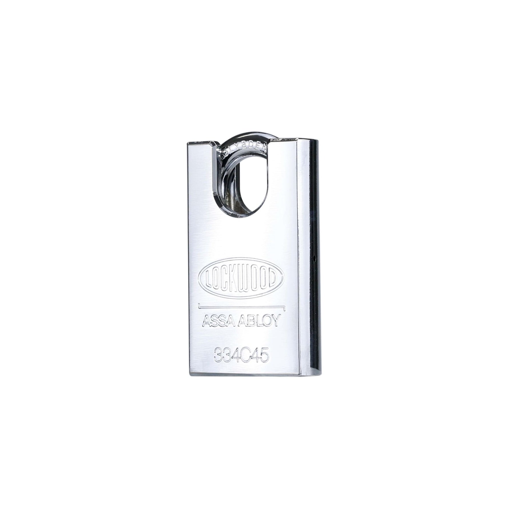Lockwood 334C 45mm Steel Body Padlock Shrouded 19mm Moly Steel 8.7mm Diameter Shackle NDP 334C45/519/NDP