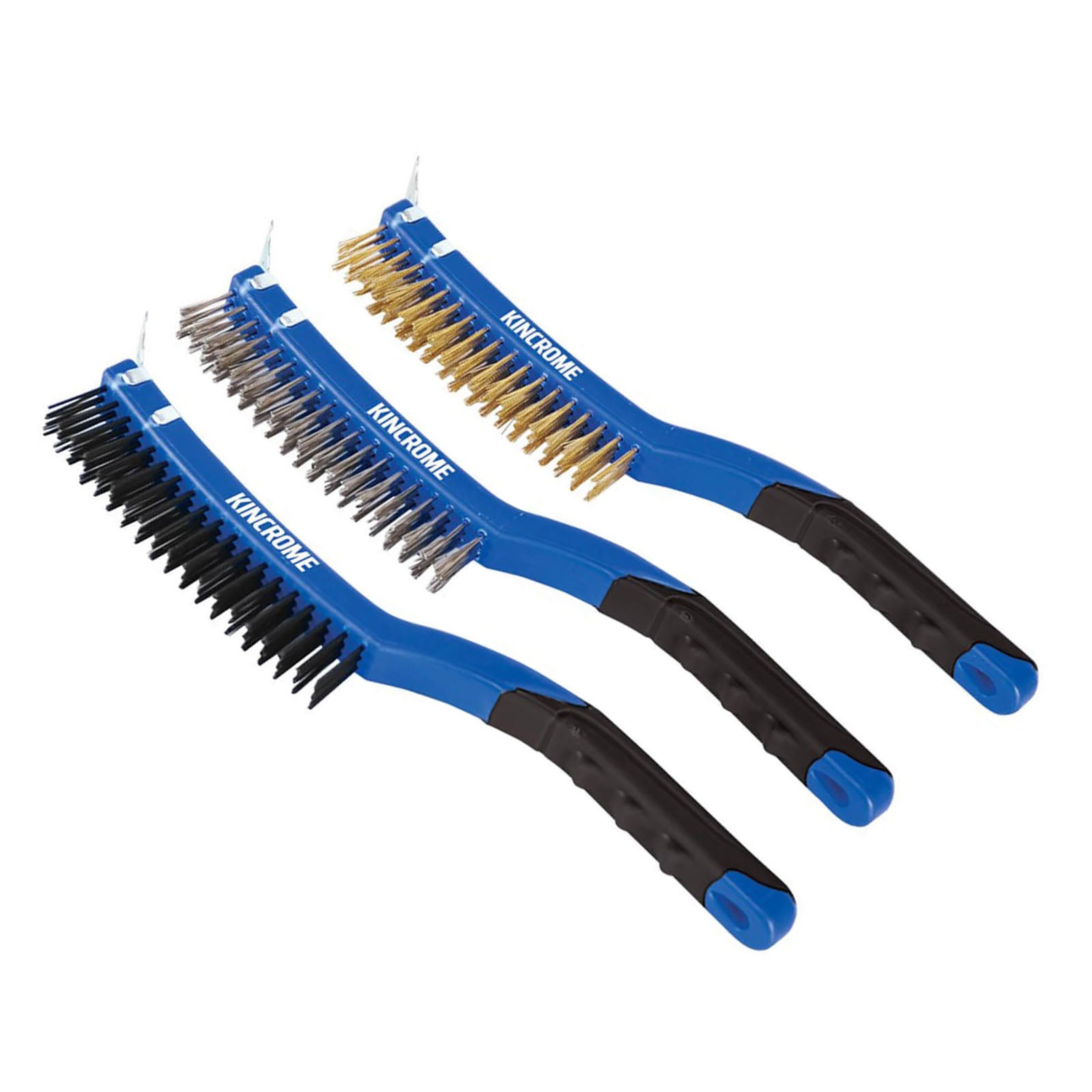 Kincrome Wire Brush Set Large 3Pce K6370