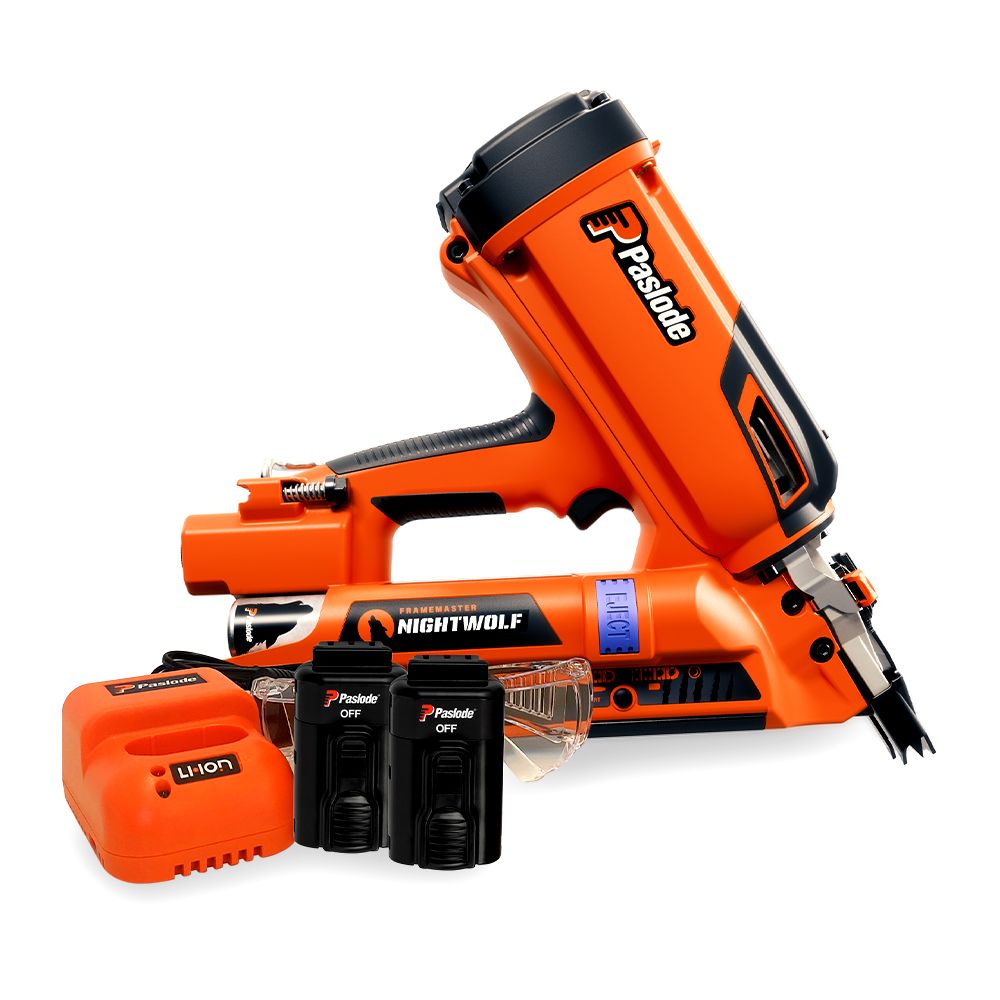 Paslode FrameMaster NightWolf Cordless Framing Nailer Combo Kit NW580
