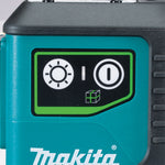 Makita 12V 3x360° Multi-line Green Laser Kit SK700GDWA