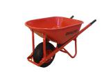 EasyMix Red Steel Tray Barrow Wide Wheel Steel Handles