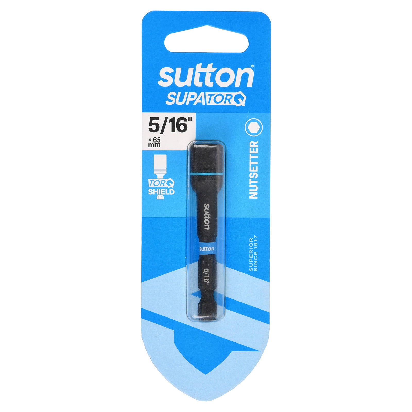 Sutton Tools Nutsetter Bit Supatorq Magnetic 5/16In 65Mm 1Pk S230H01CB