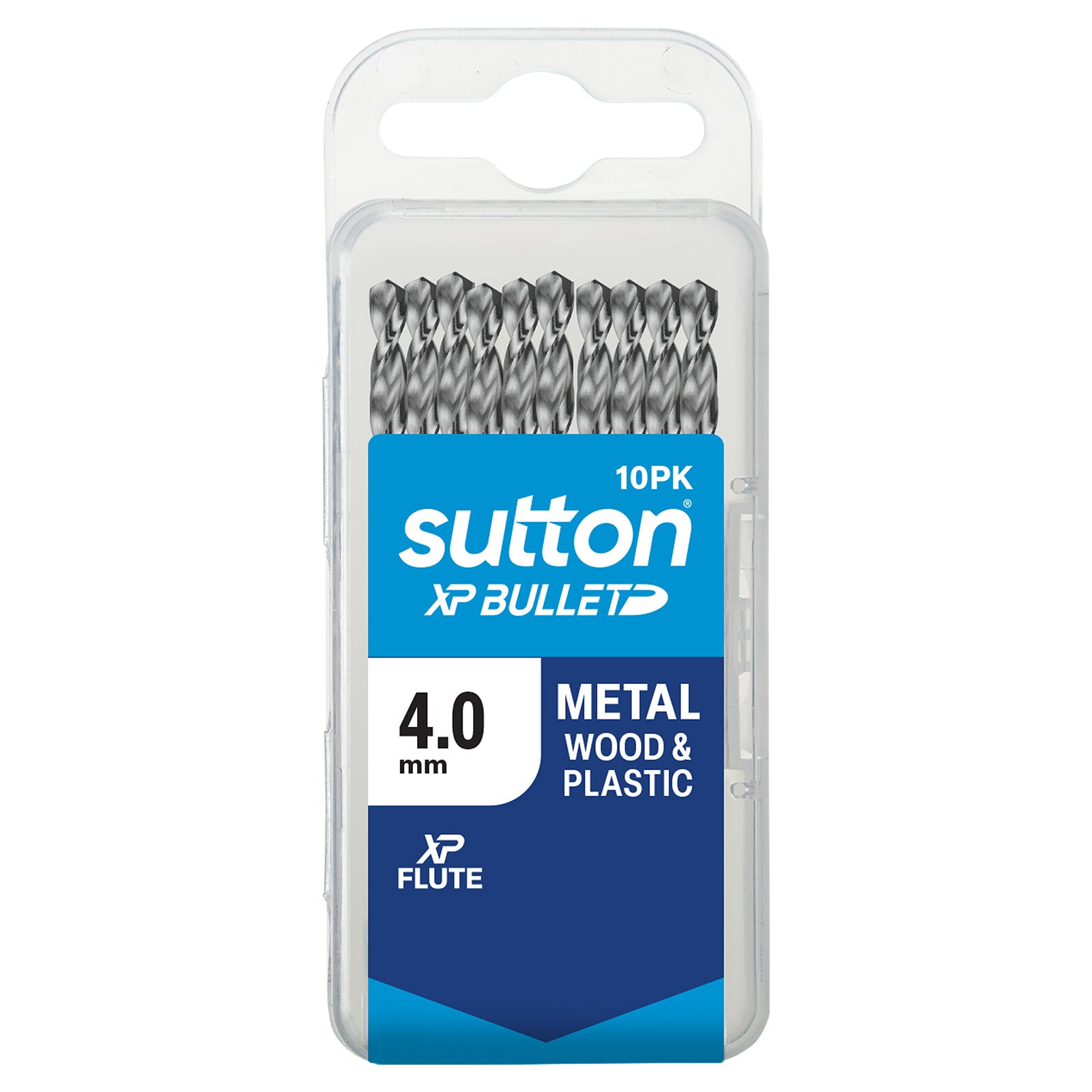 Sutton Tools Drill Jobber Hss Xp Bullet Tradepack 4.0Mm 10Pk D220T0400