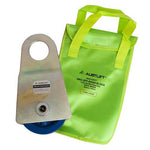 Austlift Off-Road Recovery Block with Vinyl Bag 8T MBS 125mm Sheave 11mm Wire Rope 204395