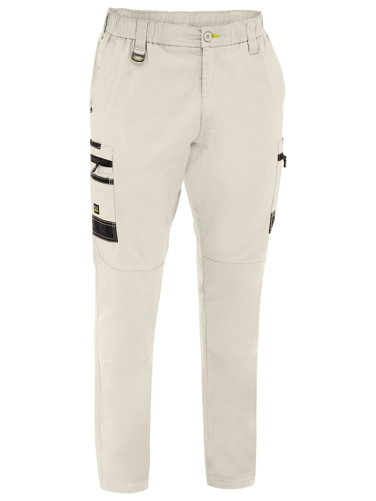 Bisley Workwear BPC6338 Men's Stone 97 Flx & Move™ Stretch Canvas Elastic Waist Cargo Pants BPC6338_BSTNS97