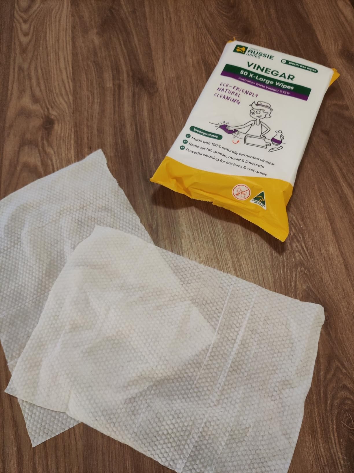 Gaw Vinegar Wipes 50PK GAW00026