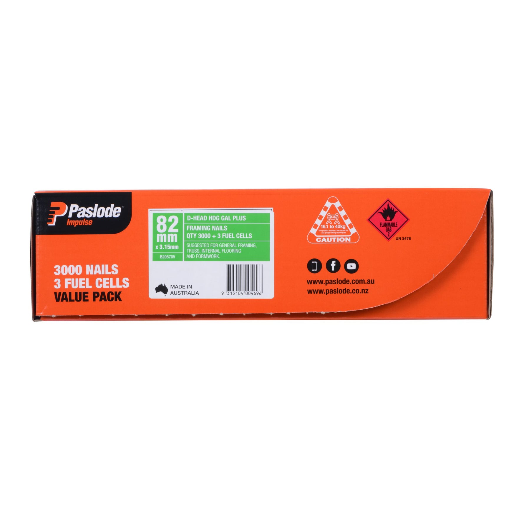Paslode Impulse 82 X 3.15 Hdg Vp