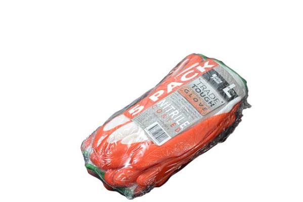 Masterfinish Nitrile Gloves - 5 Pack - L Size