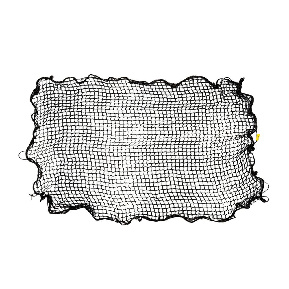 Monkey Grip Close Knit Cargo Net with Hooks 2800 x 1850mm Black LNC3