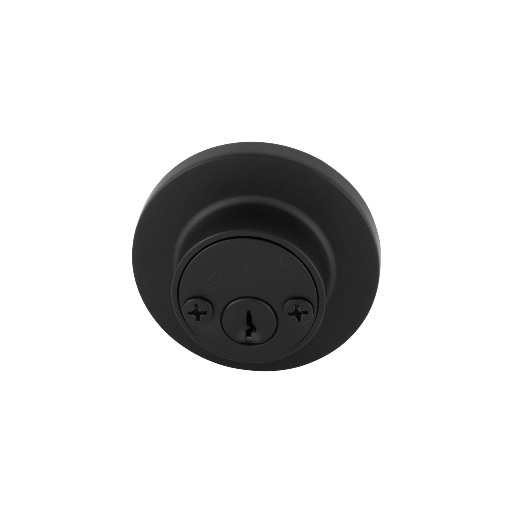 Gainsborough Matte Black Tradepro Cass Double Cylinder Deadbolt
