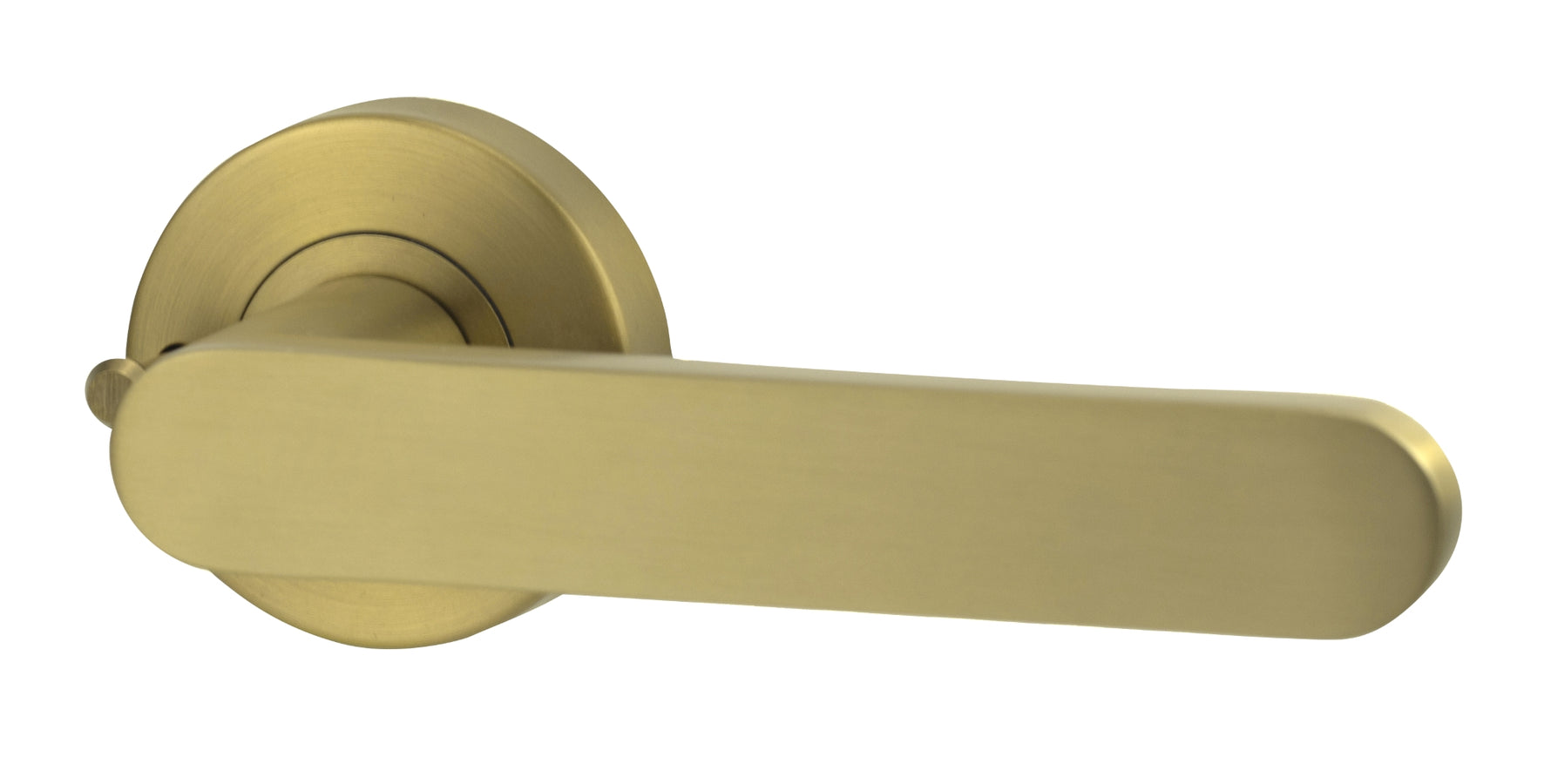 Lockwood Lever V3 Satin Brass PVD Privacy Set With Latch VIV2/V3SBPVD