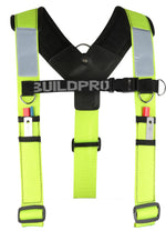 Buildpro Shoulder Brace Adjustable Padded Yellow Fluro LBHAY
