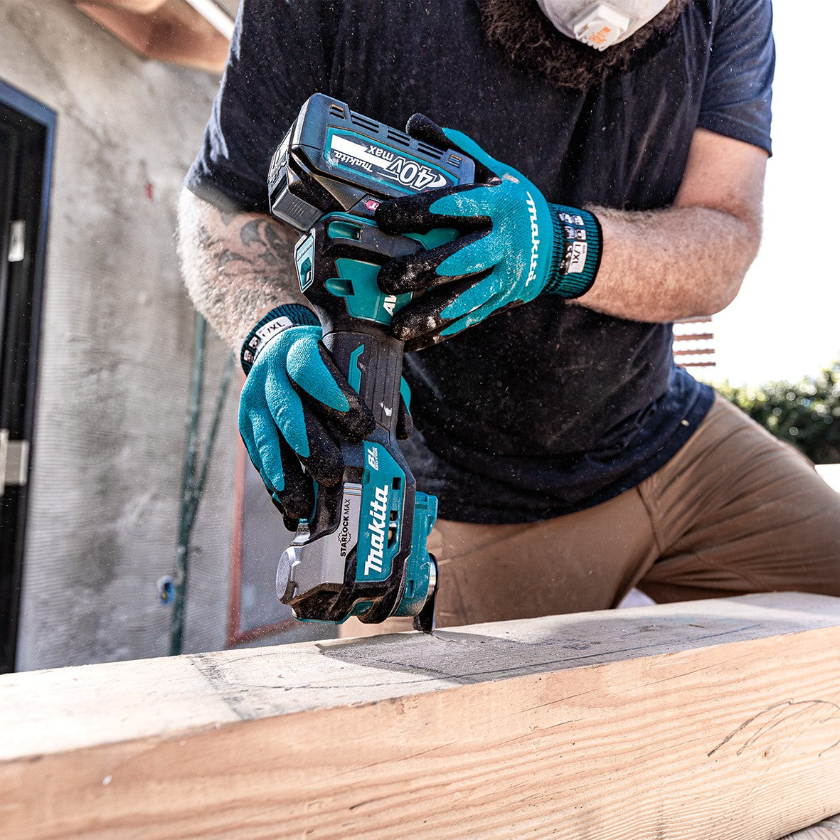 Makita 40V Max Vspd Starlock Avt Oscillating Multitool Skin TM001GZ