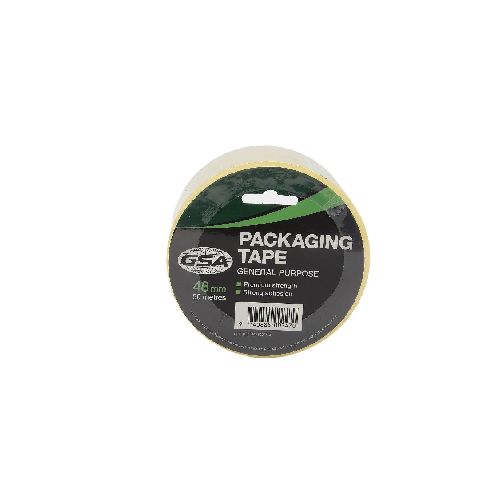 GSA Packing Tape Clear 48mm x 50m (Label) 82075CL